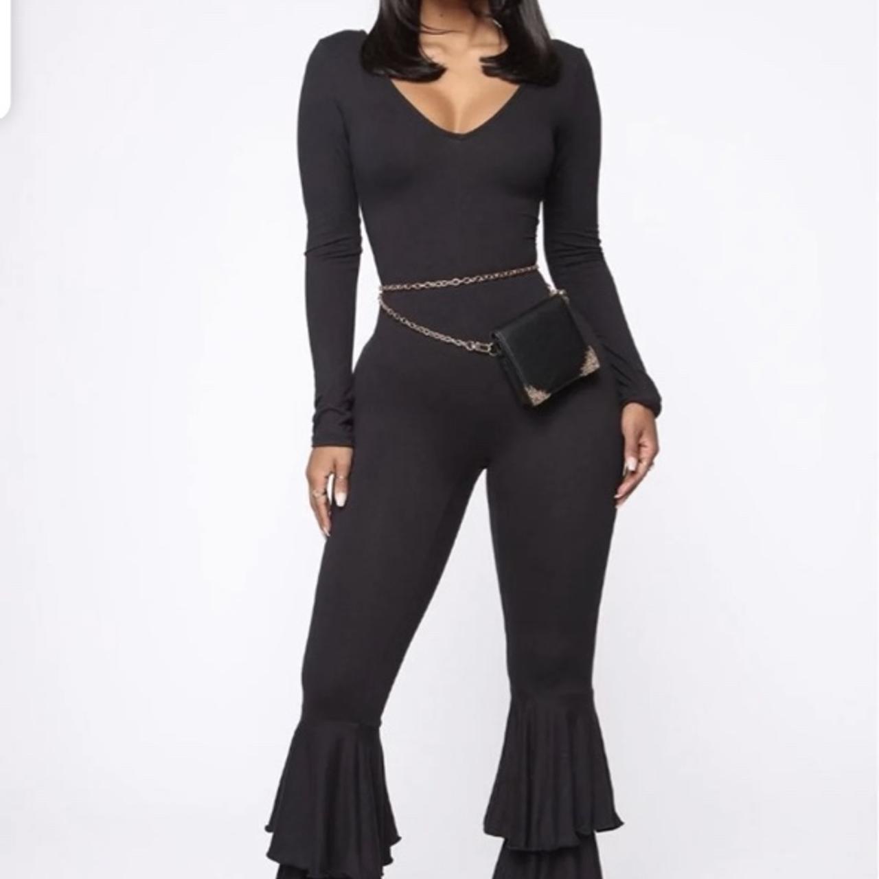 Fashion Nova Women's Black Dress | Depop