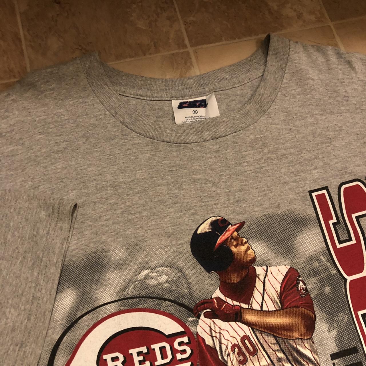 2000 Ken Griffey Jr Cincinnati Reds MLB T Shirt Size XL – Rare VNTG