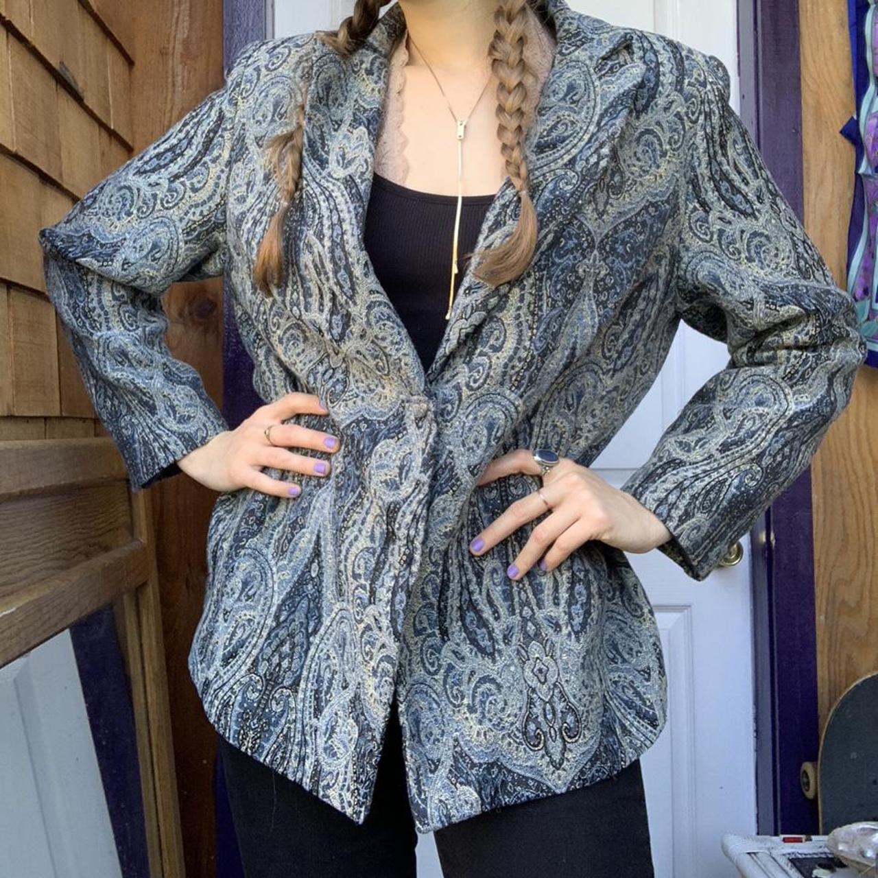 tapestry blazer