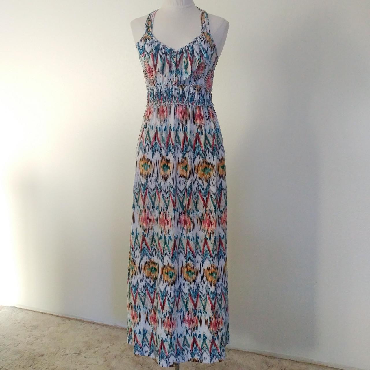 xhilaration floral maxi dress