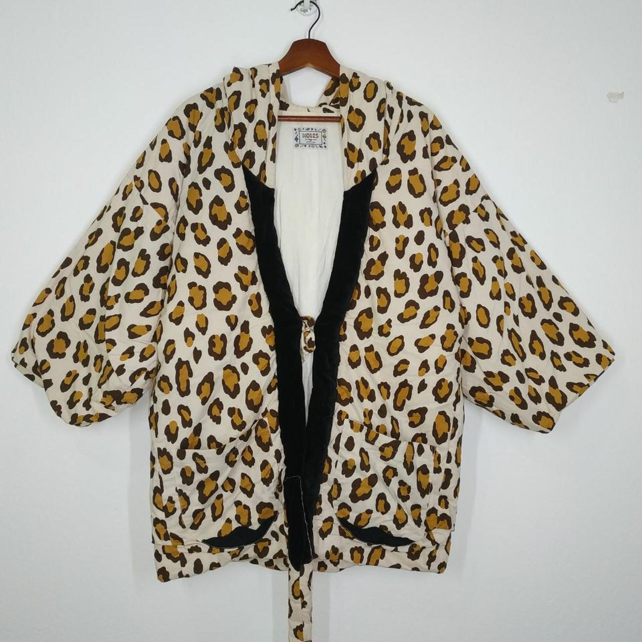 Leopard print outlet kimono jacket