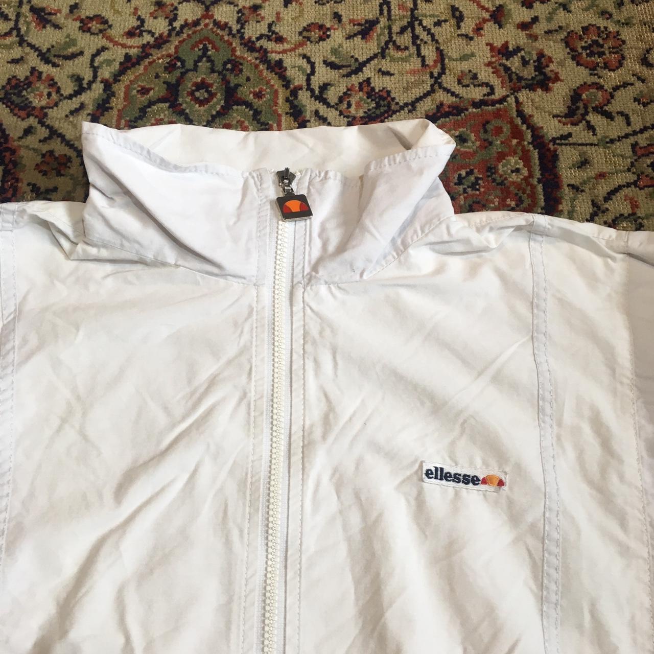 Ellesse white outlet jacket