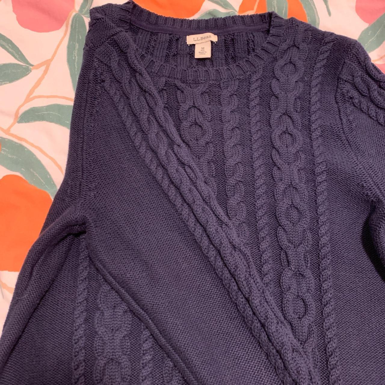 L.L. Bean Women’s MixedCable Sweater Cute and cozy... Depop