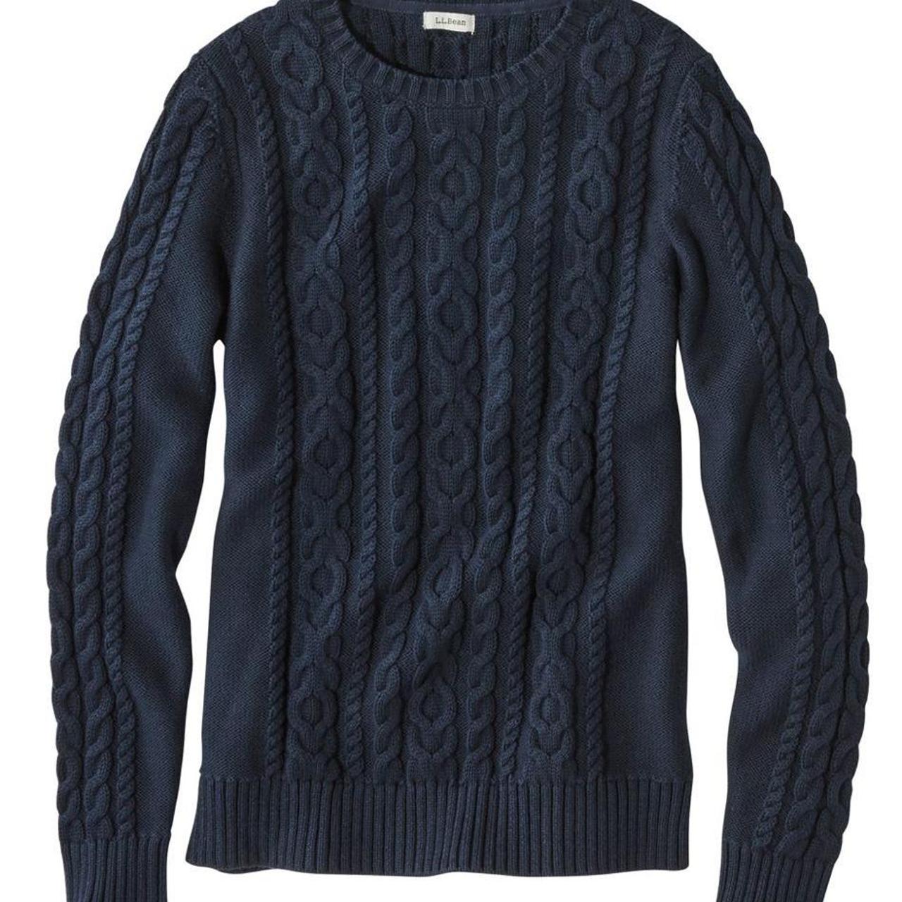 L.L. Bean Women’s MixedCable Sweater Cute and cozy... Depop