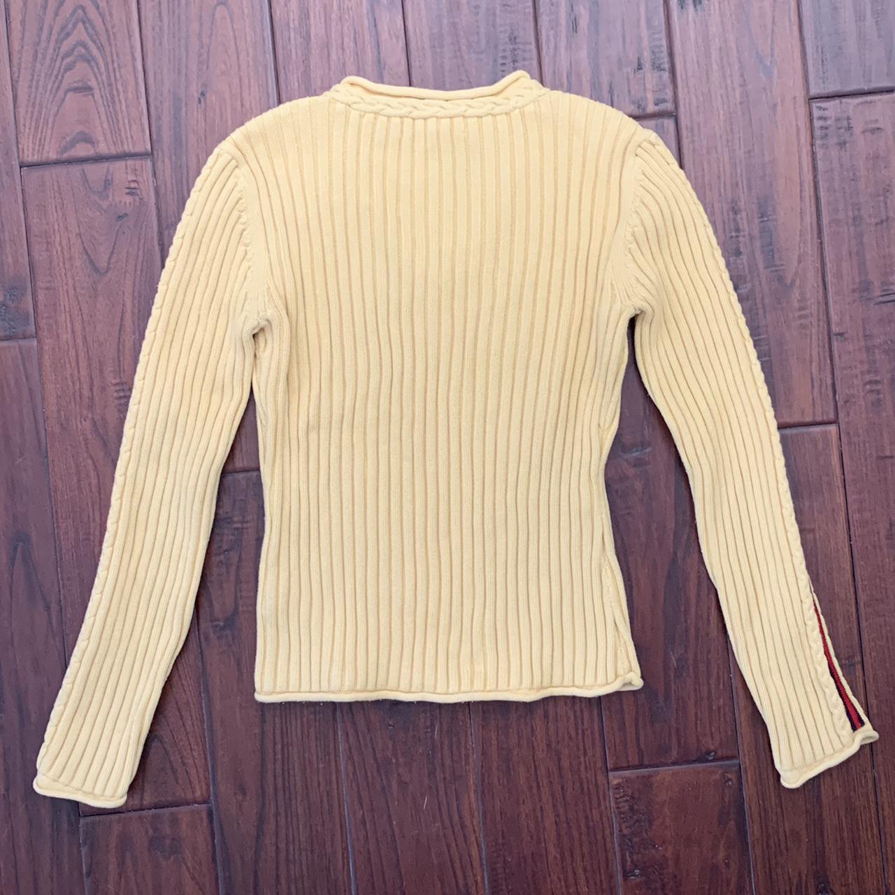 Tommy Hilfiger Men's Yellow Jumper | Depop