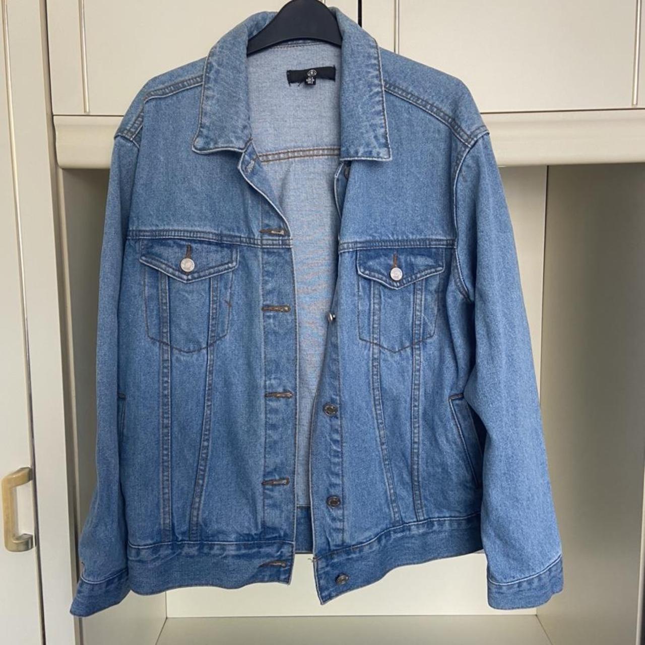 Missguided Women's Blue Jacket | Depop