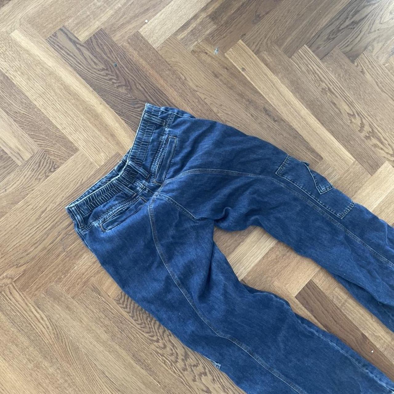 Urban outfitters baggy low waisted cargo jeans... - Depop