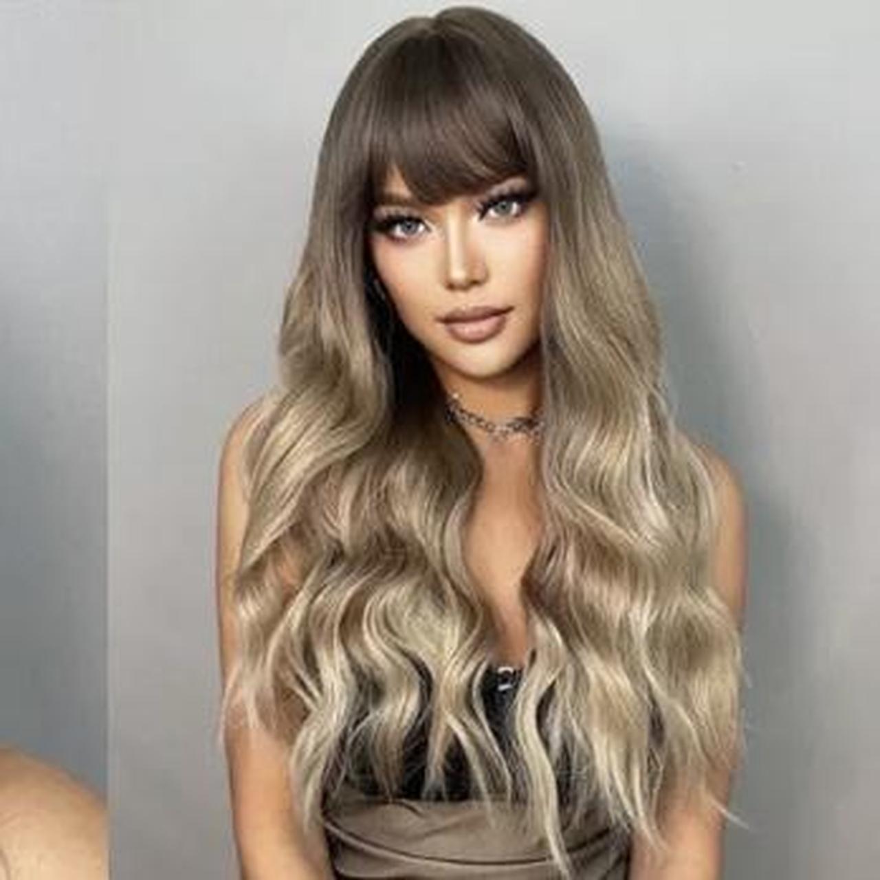 Brown and Yellow Hairaccessories Depop