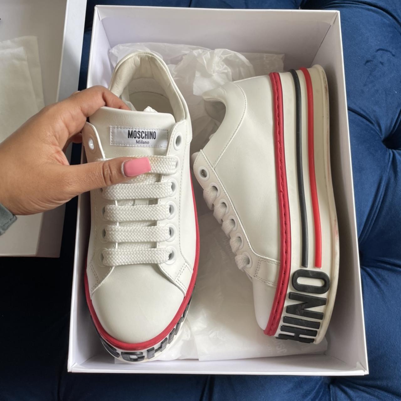 moschino platform sneakers