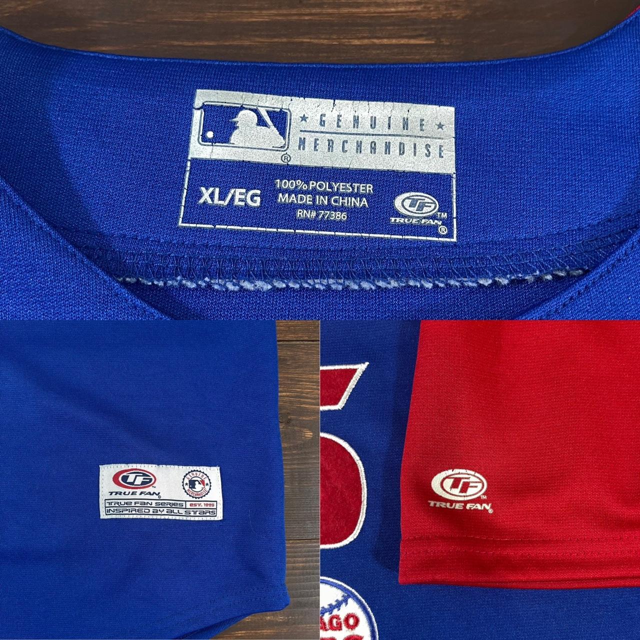 Chicago Cubs True Fan Jersey Tagged XL Please see... Depop