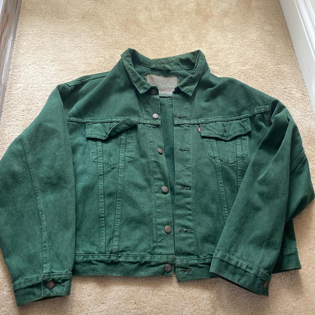 Levi's Men's Green Jacket | Depop