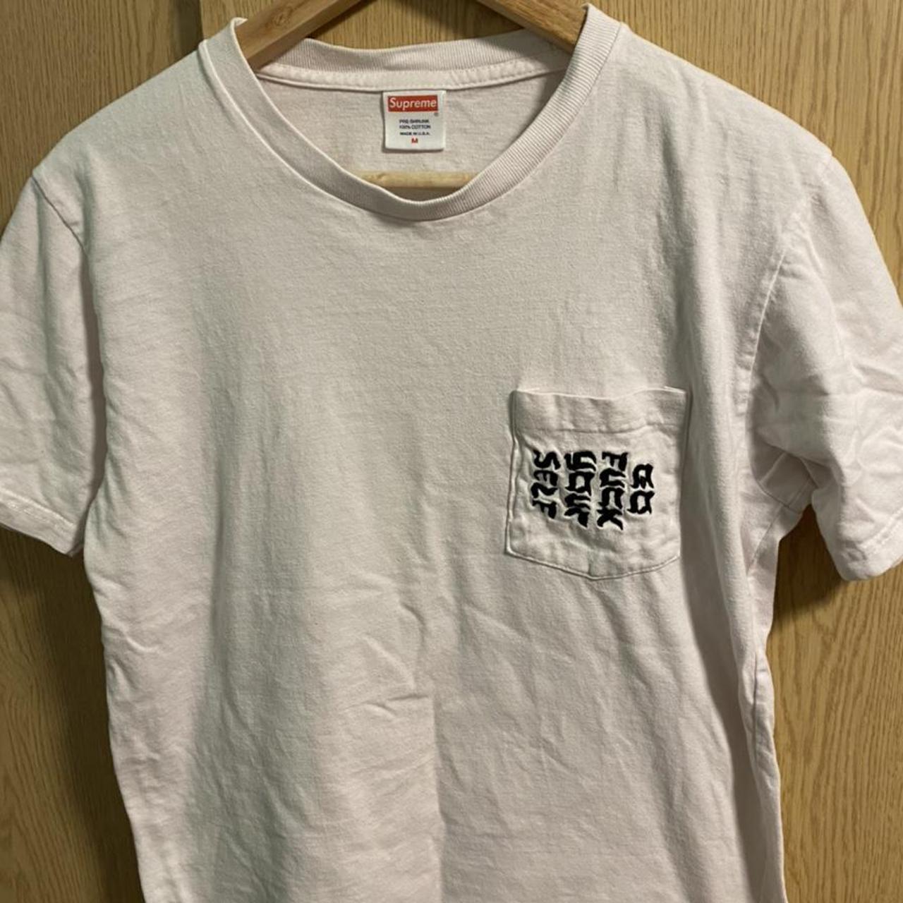 Supreme Ss17 “go Fuck Yourself” Tee In A Light Depop