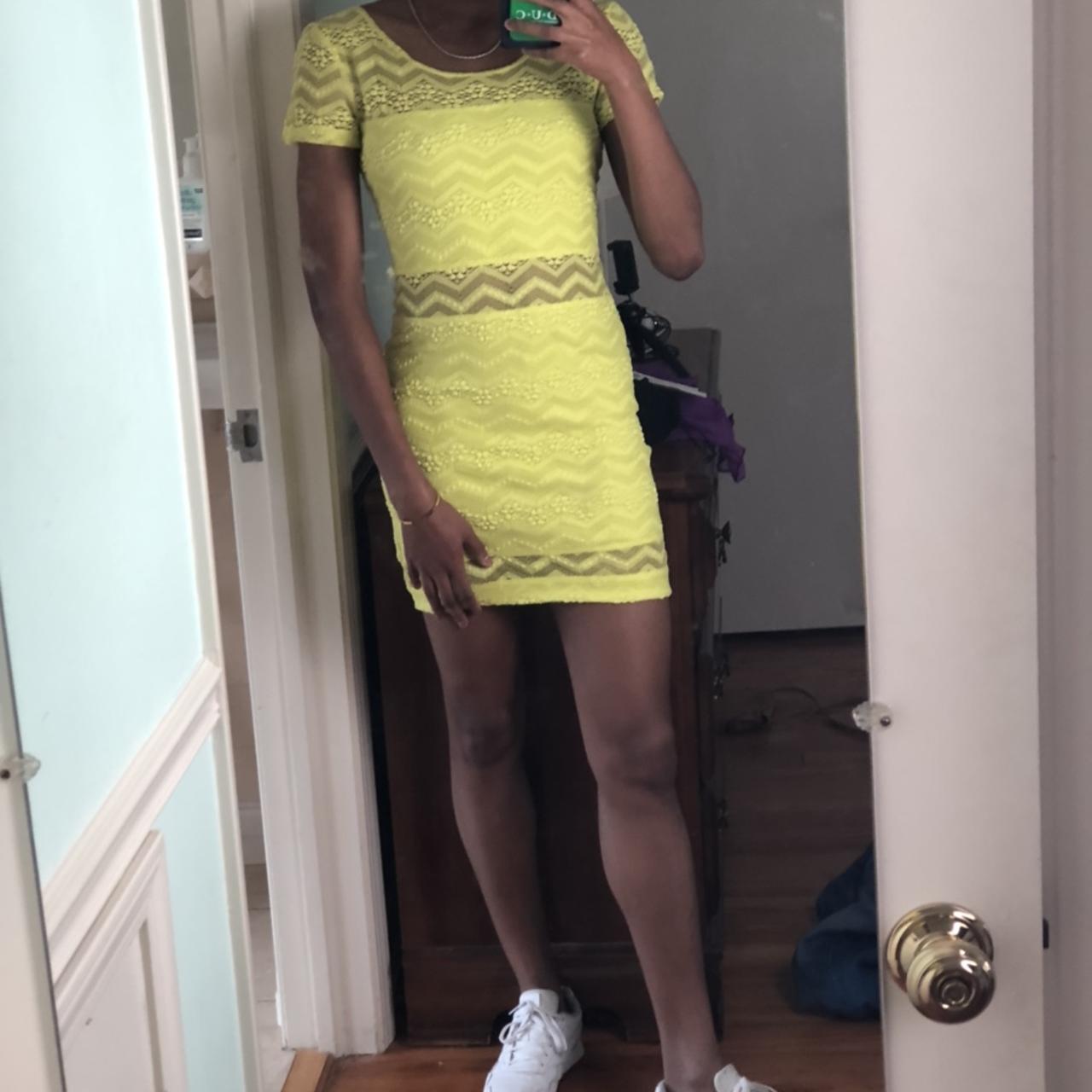 Free People Women's Yellow Dress (3)