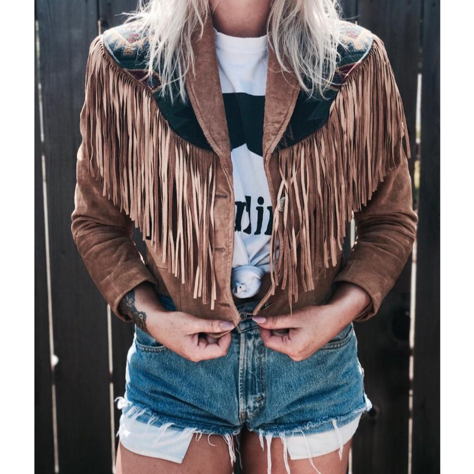 Lana del hotsell rey fringe jacket