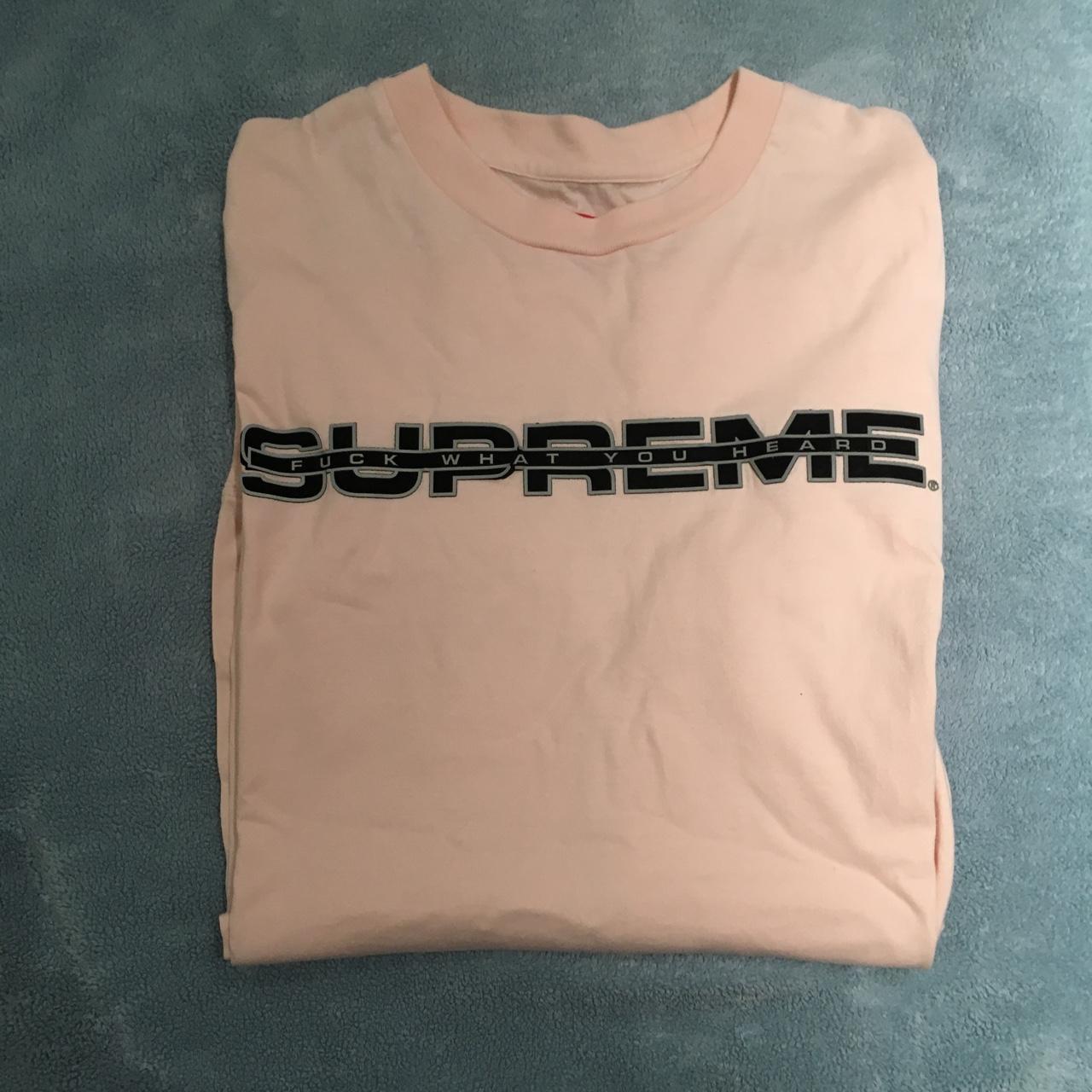 supreme tシャツ fuck ストア what youheard