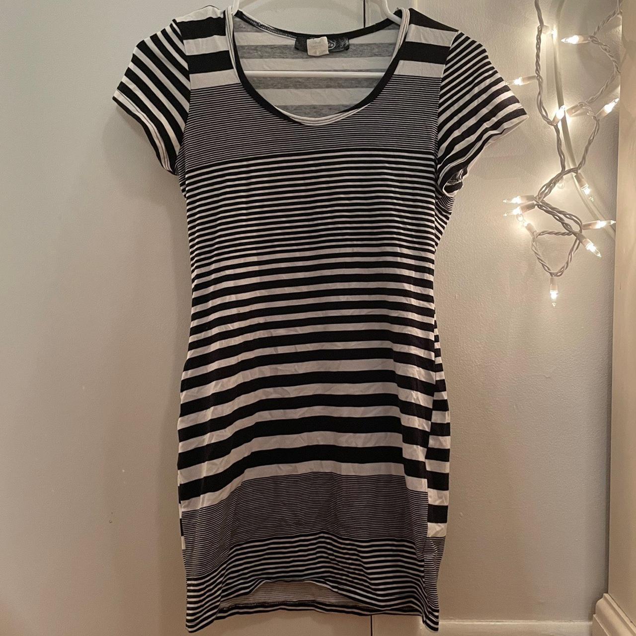 Urban Outfitters Women's Black and White Dress | Depop