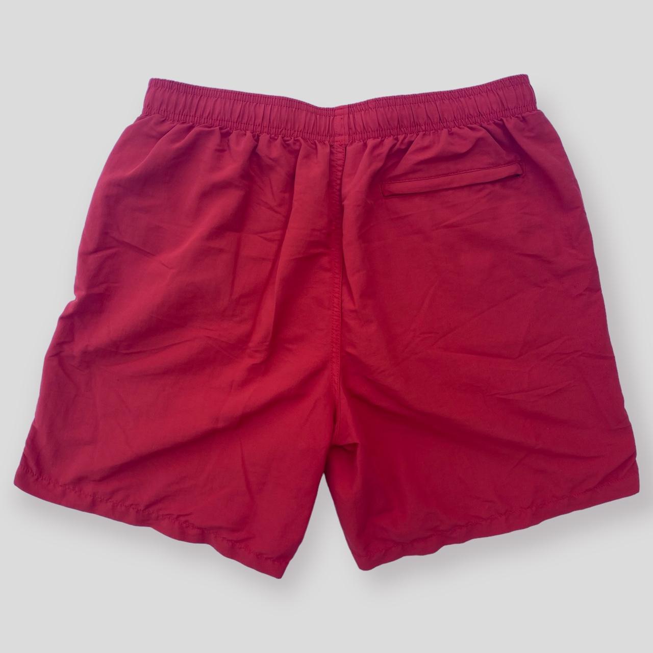 Stussy Swim Shorts - Red • Size - Mens Large •... - Depop