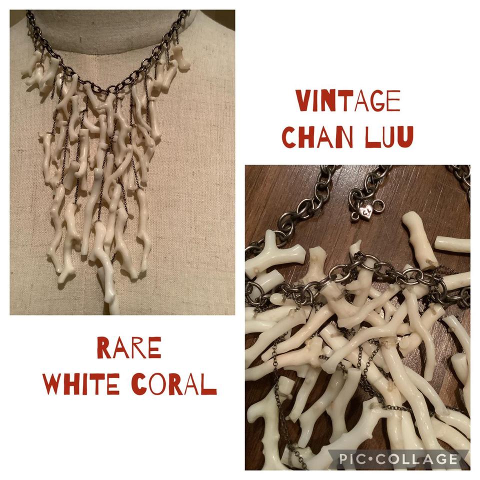 Very rare Chan Luu white coral necklace. It s not Depop