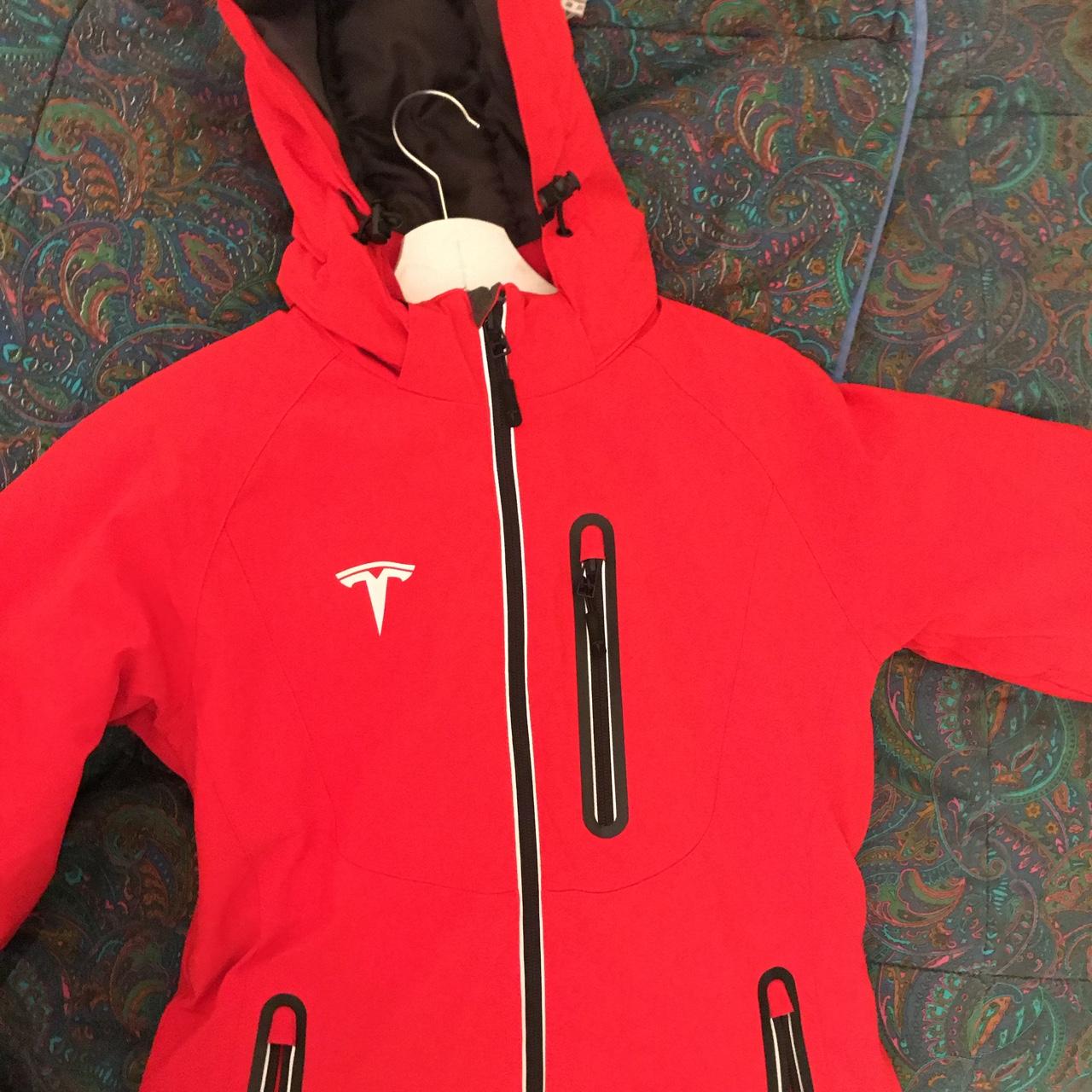 Tesla hot sale jacket red