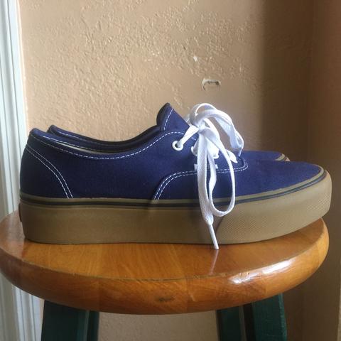 navy platform vans