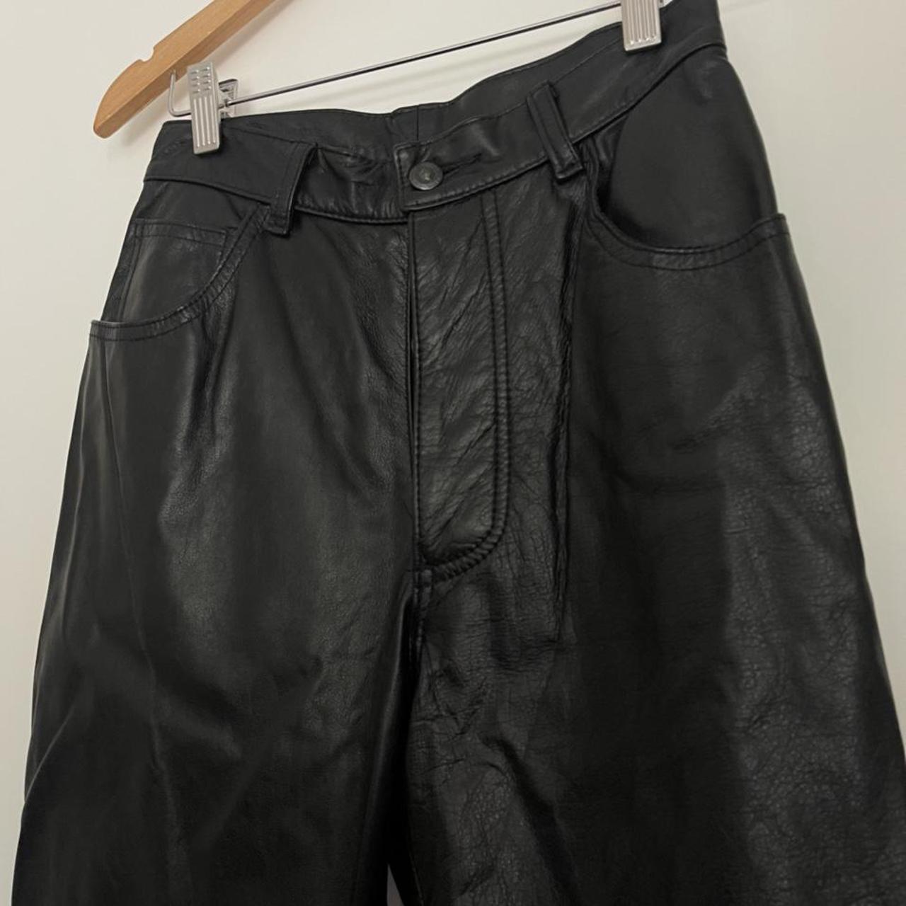 Authentic Frantik leather pants Gorgeous 100%... - Depop