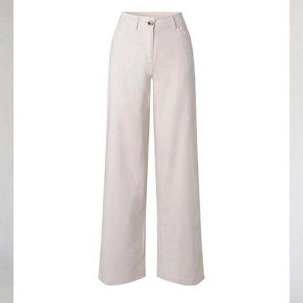 Venderbys cream linen pants - size Small - best fits - Depop