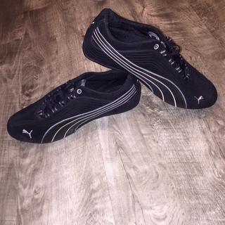 puma soleil v2 black suede