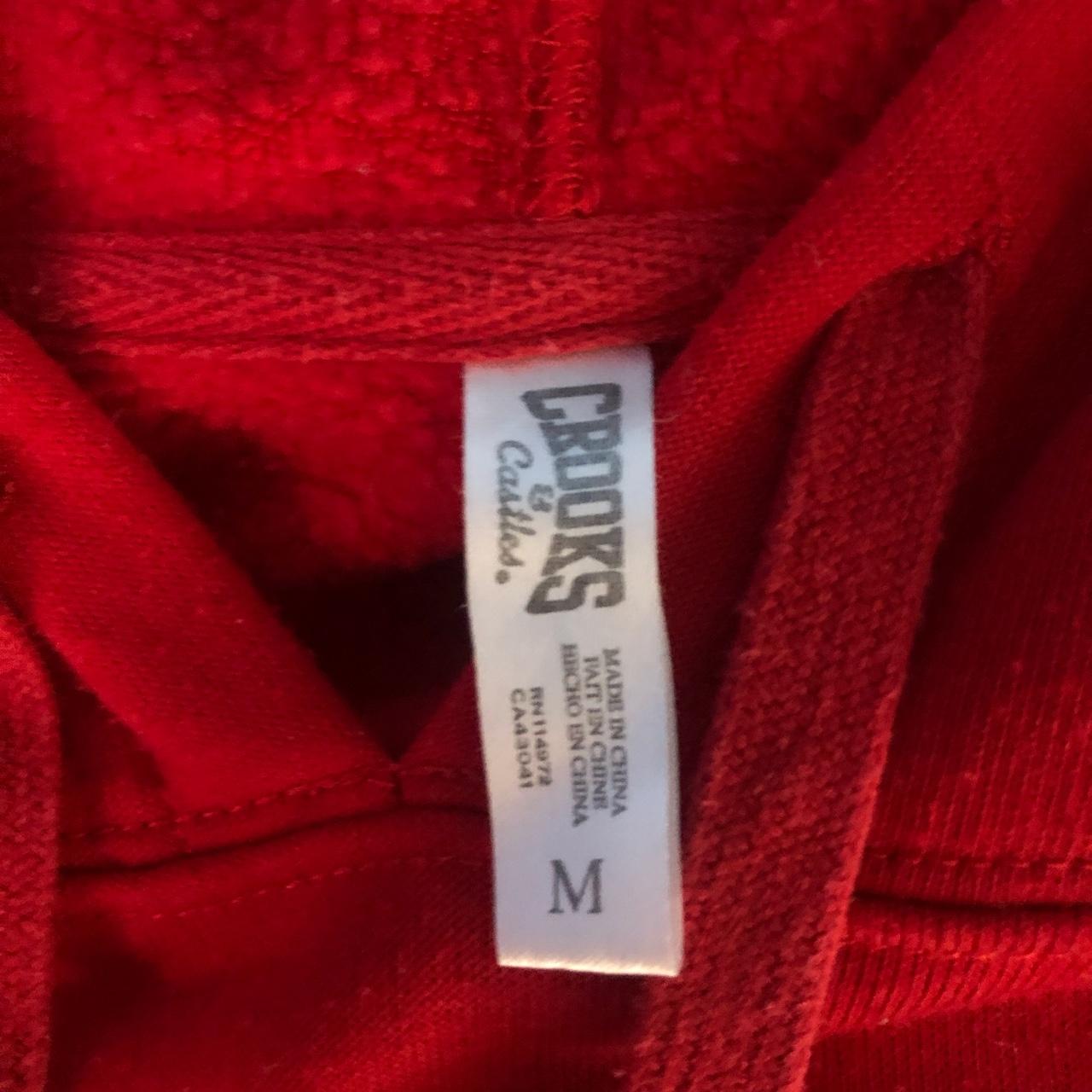 Rare Red Crooks & Castles Hoodie 💋 Size Medium... - Depop