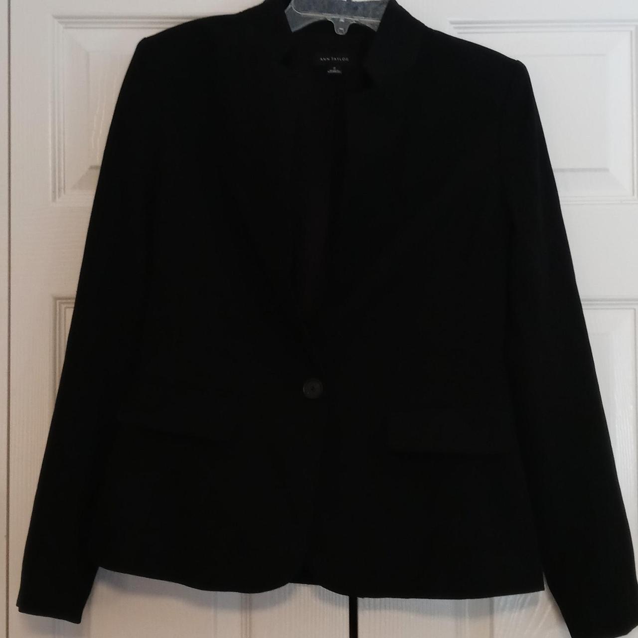 ann taylor black blazer