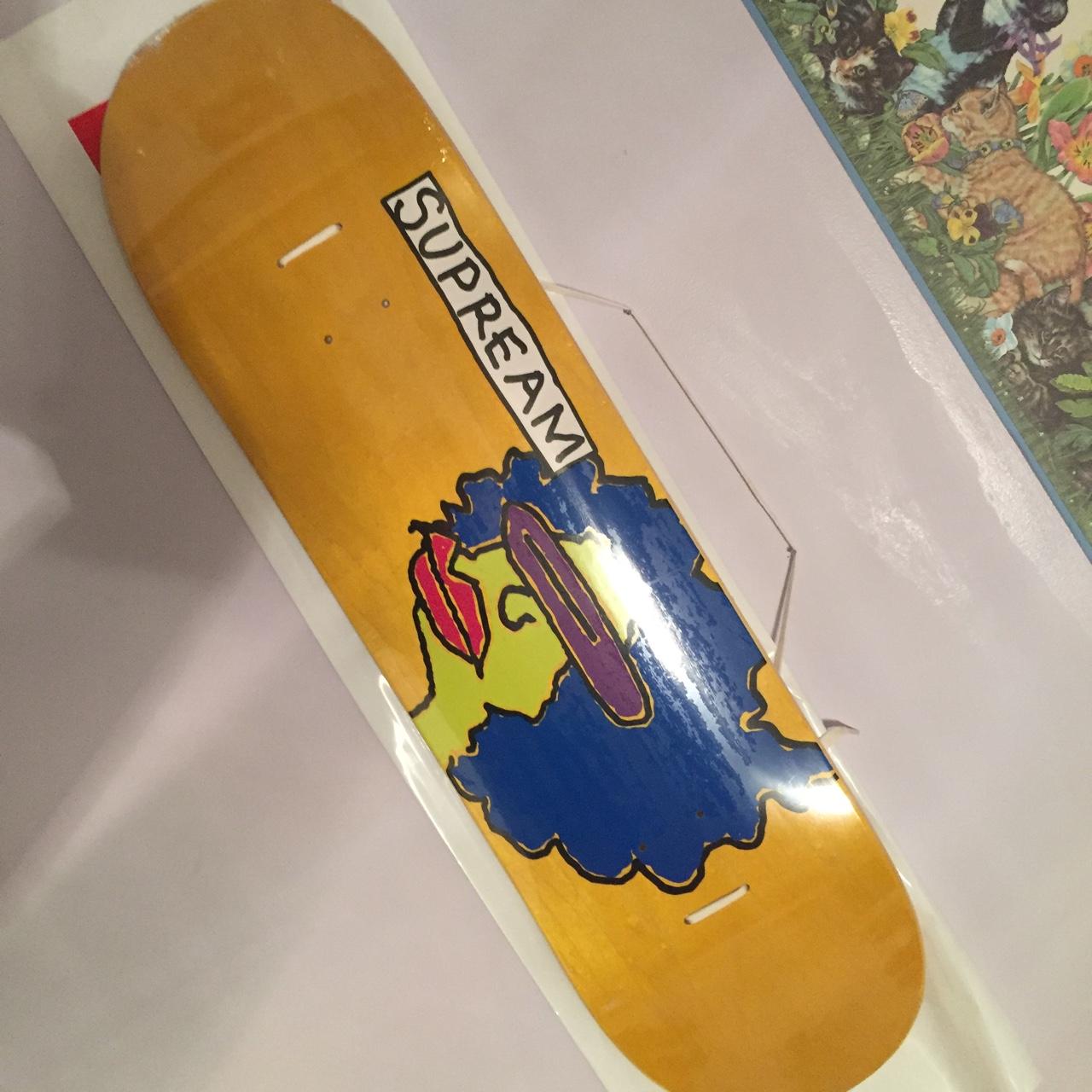 Supreme Skateboard Deck - Gonz Art - Supream Yellow Stain - 8.375