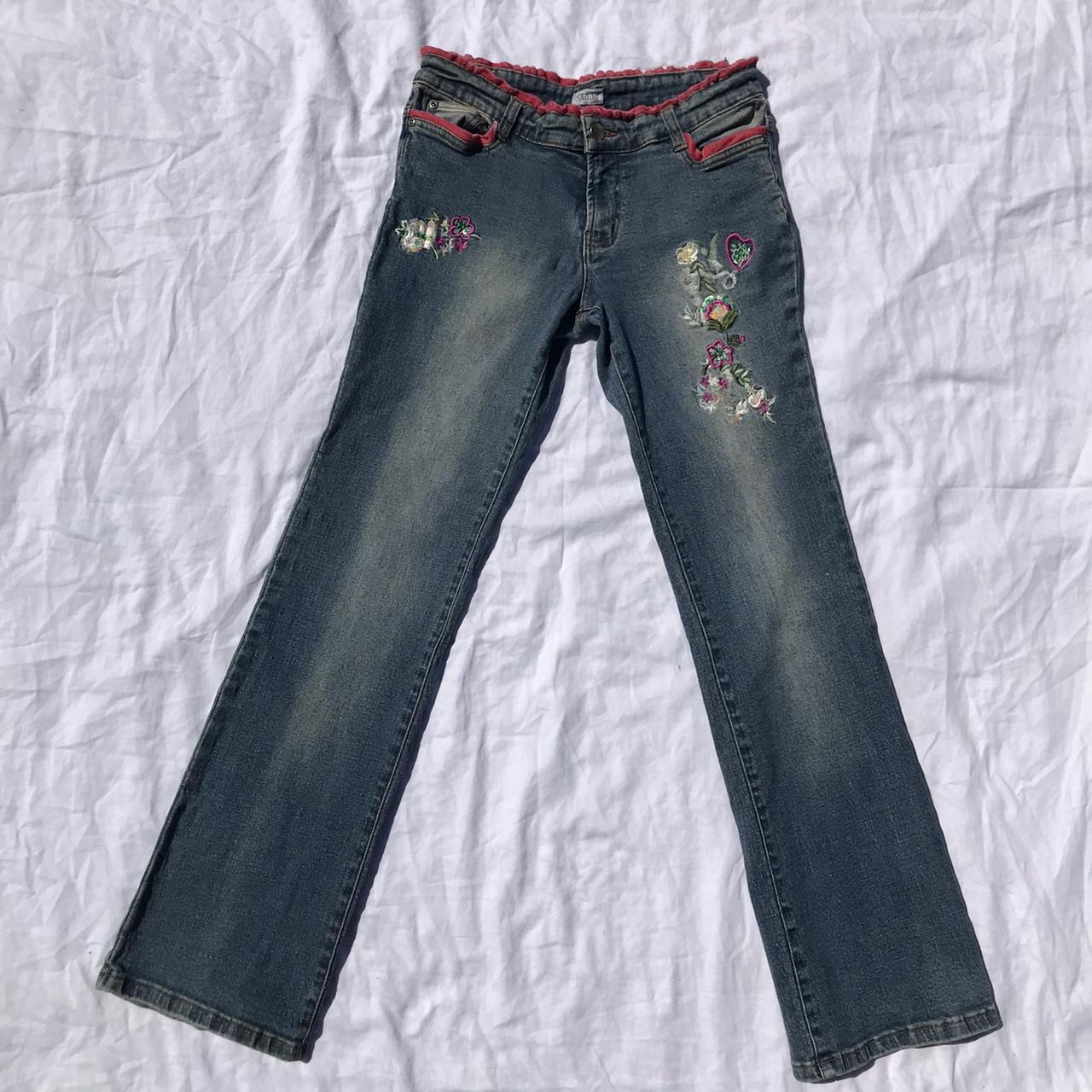 Venus embroidered sale jeans