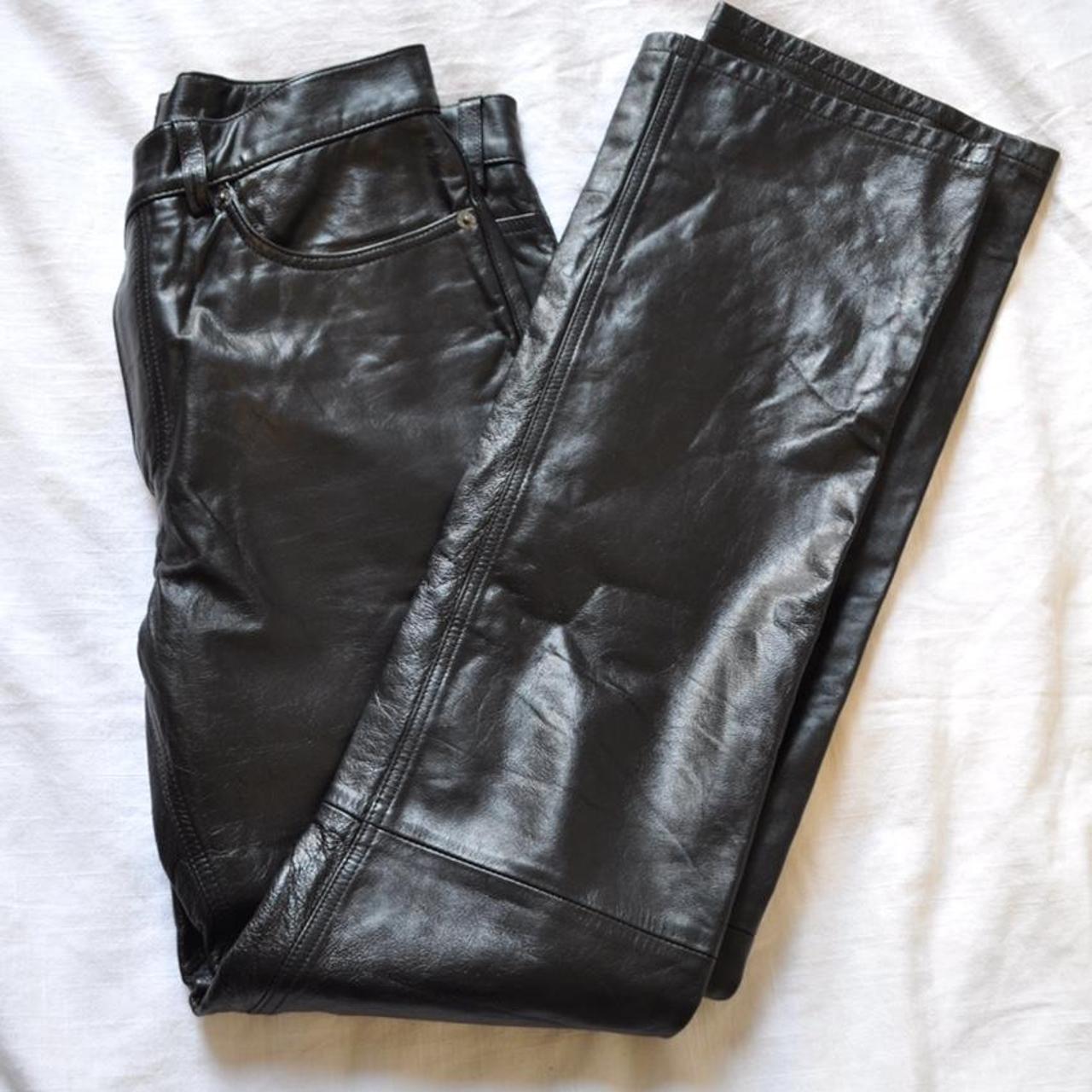 PERFECT POLO RALPH LAUREN LEATHER PANTS 🐜 These are... - Depop