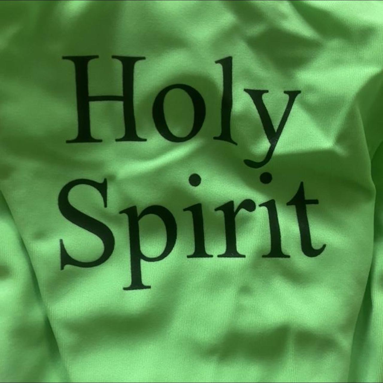 Praying father, son, Holy Spirit bikini in lime... - Depop