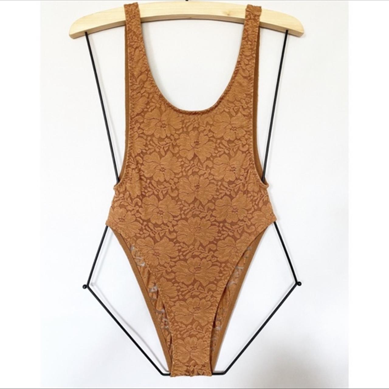 Hot As Hell brand bronze lace bathing suit. Was only... - Depop