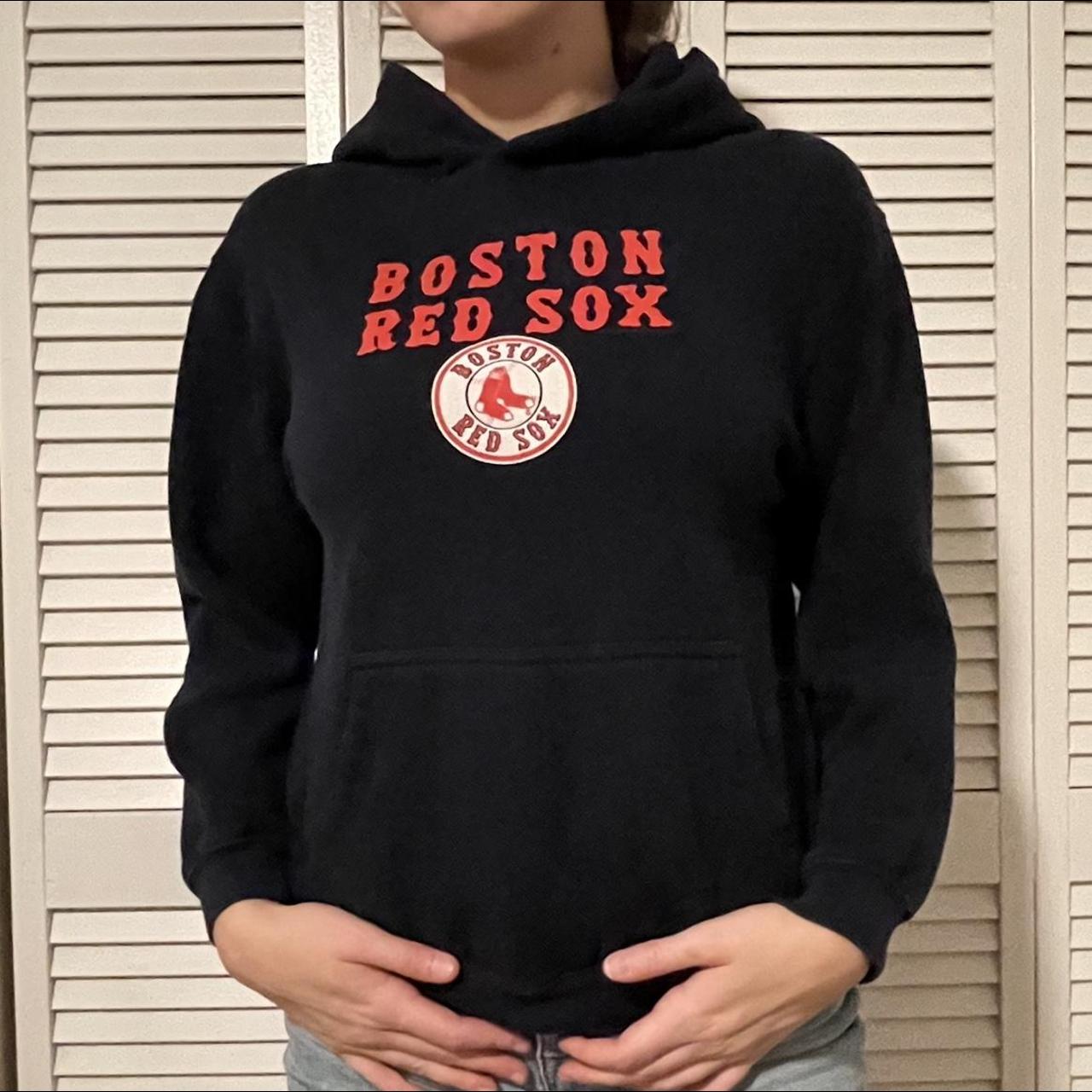 super cool boston red sox hoodie!! size medium - Depop