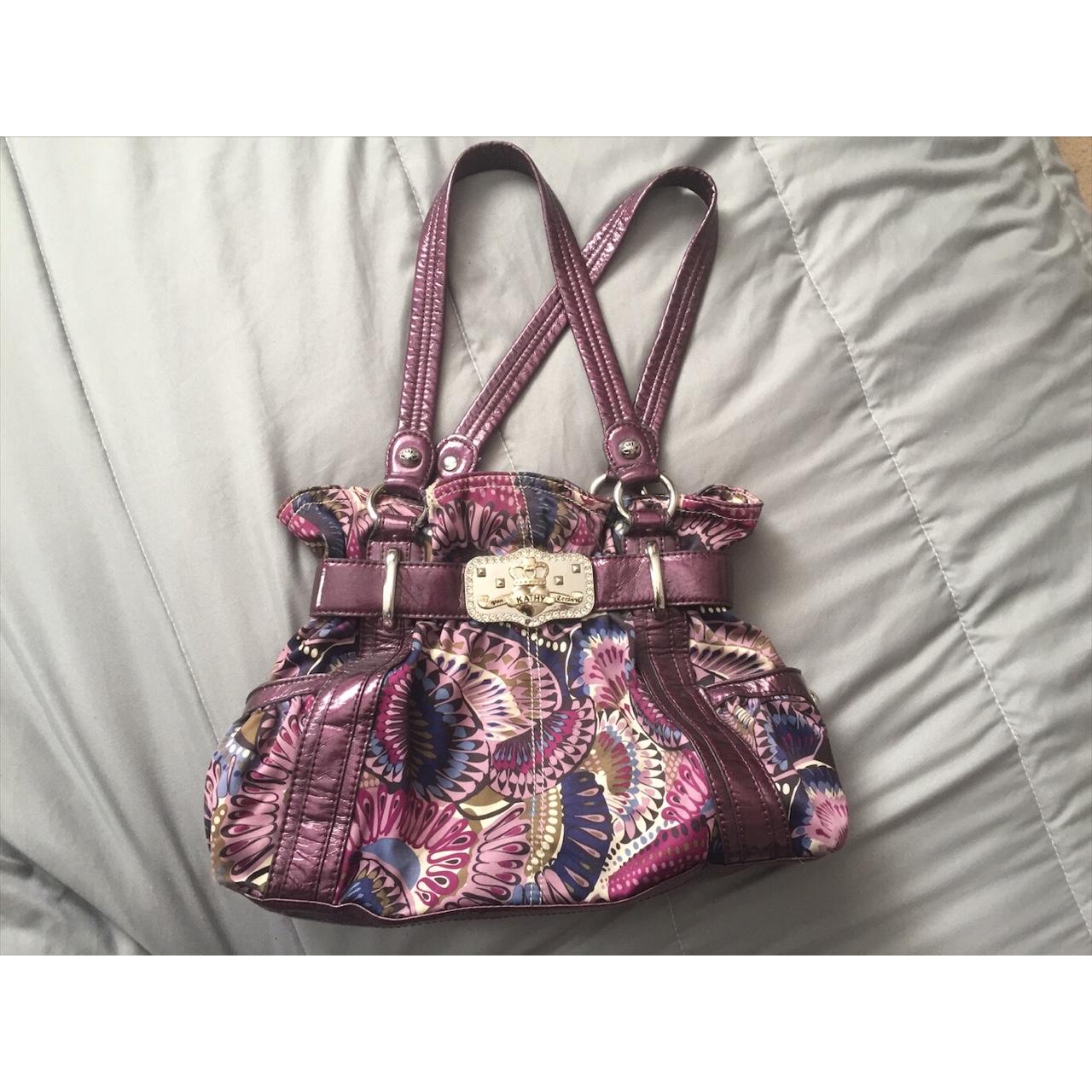 👾⛓️Vintage Kathy Van Zeeland purple handbag Popular... - Depop
