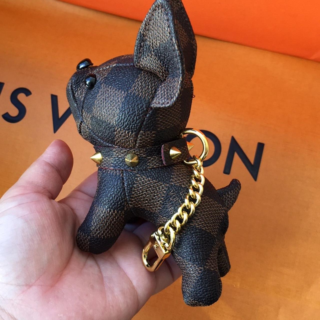 New Louis Vuitton French Bulldog Charm. Keychain , - Depop