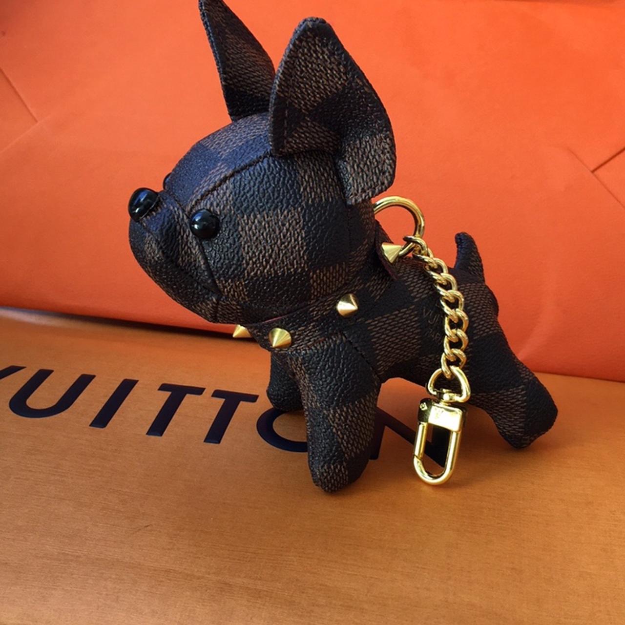 New Louis Vuitton French Bulldog Charm. Keychain , - Depop