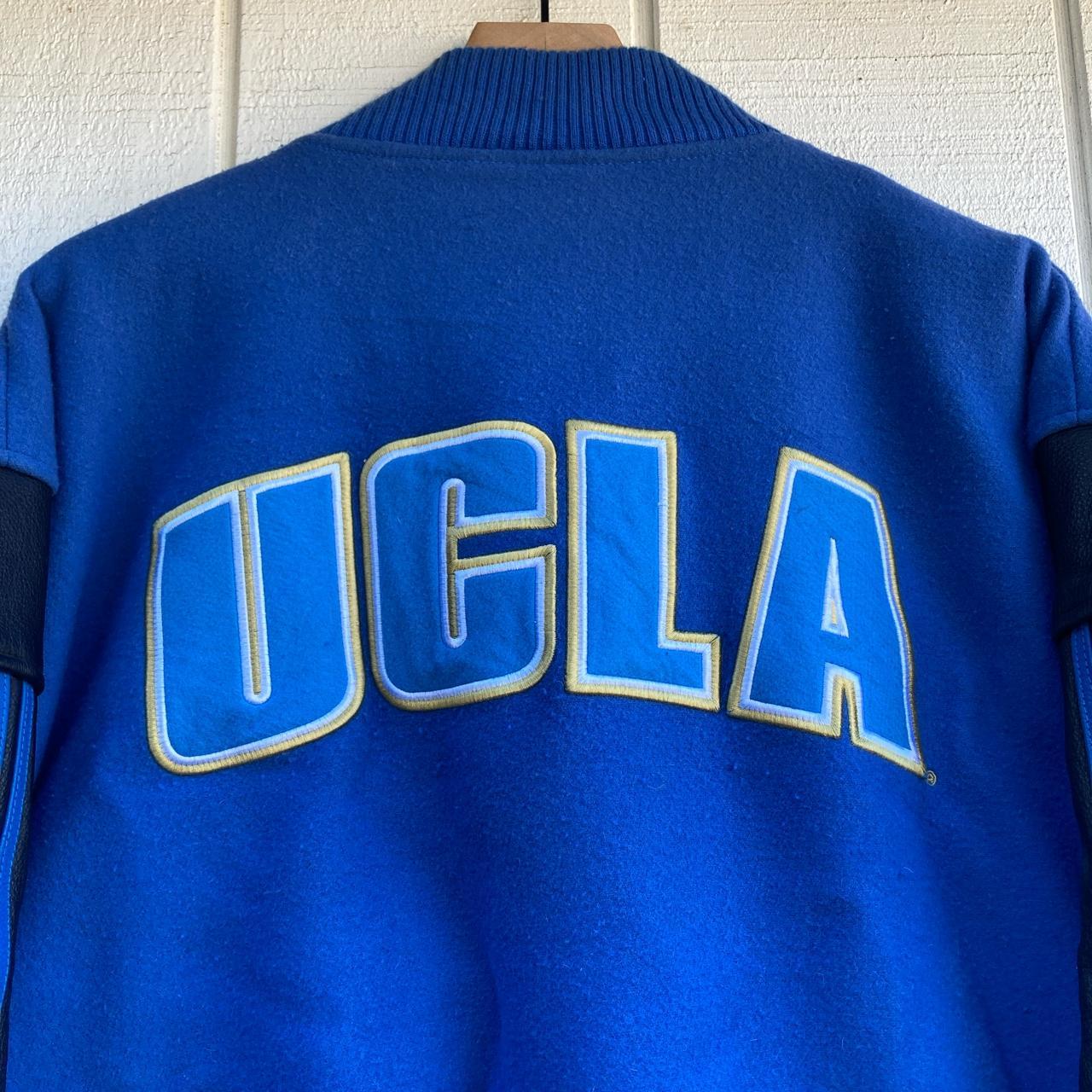 UCLA Leather Bomber Jacket🔥 No holes, no flaws heavy... - Depop