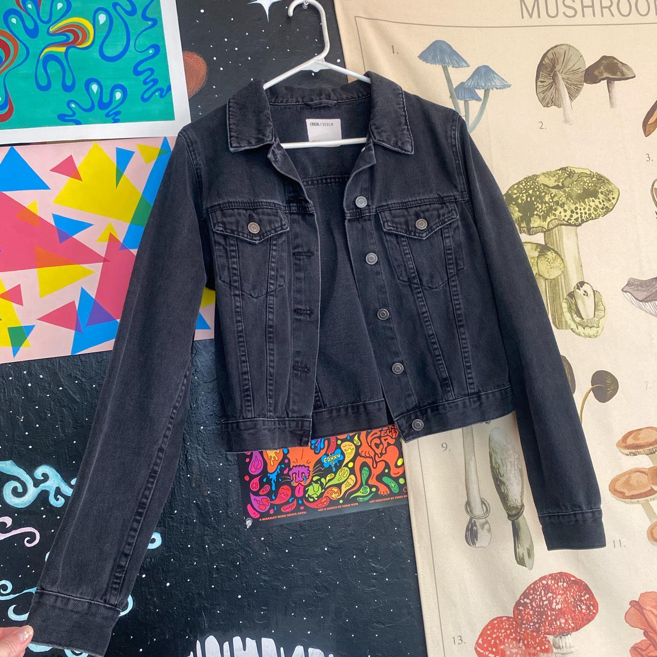 ASOS Women's Black and Grey Jacket Depop