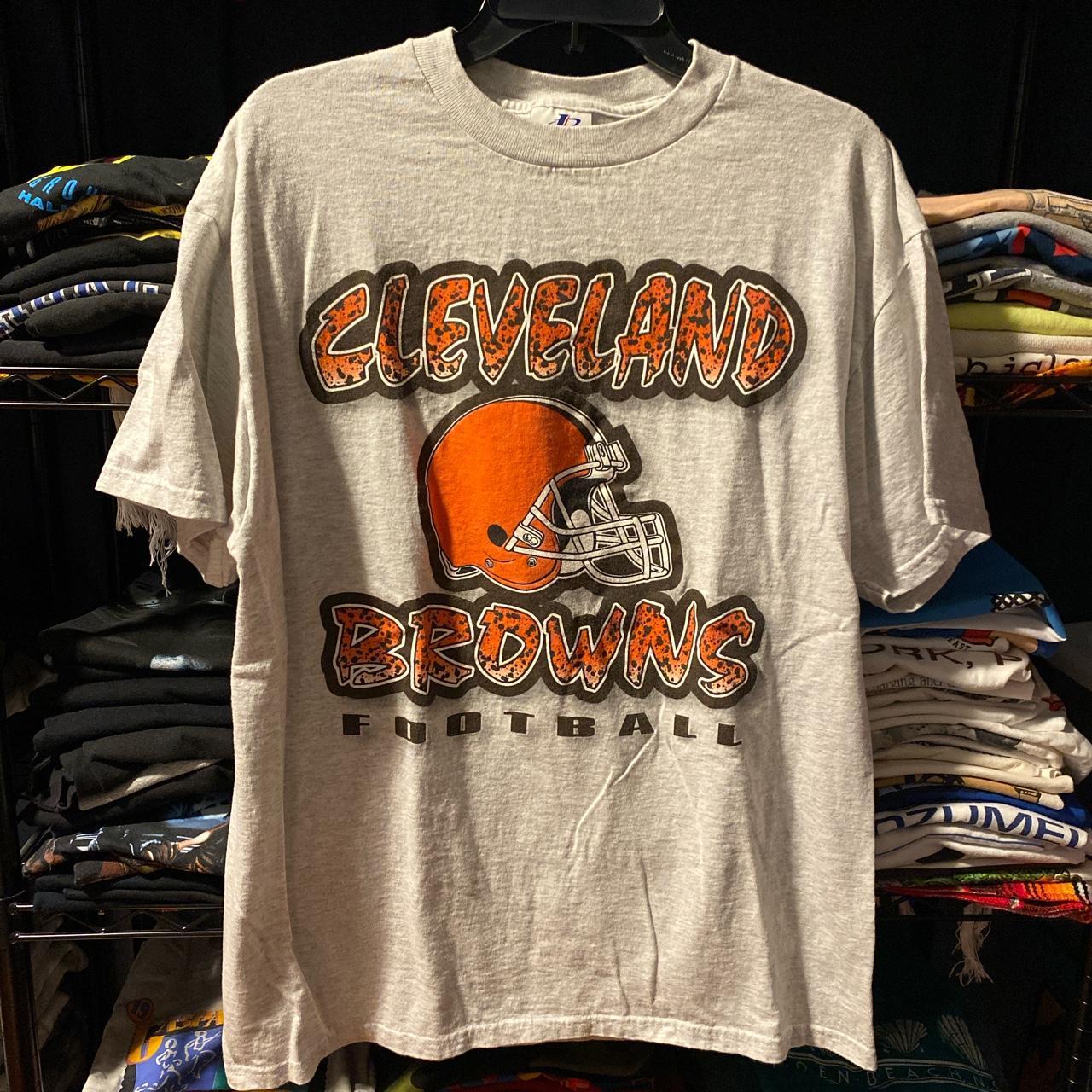 Lee 2000 Vintage Cleveland Browns NFL T Shirt Y2K 00's Graphic Tee White  Large L - $36 - From The