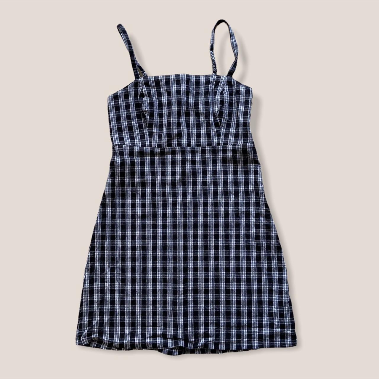 Plaid Hollister Sundresses Blue Plaid Hollister Dress