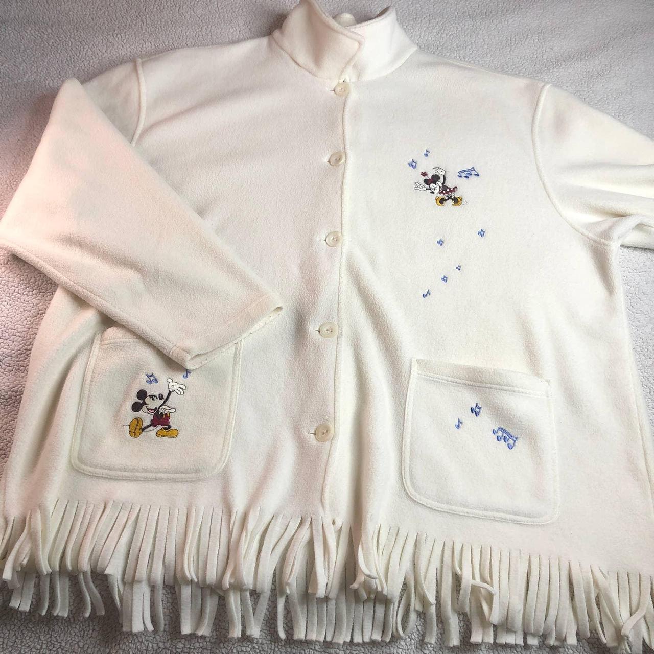 Product Image 1 - DETAIL: white/cream fleece button up