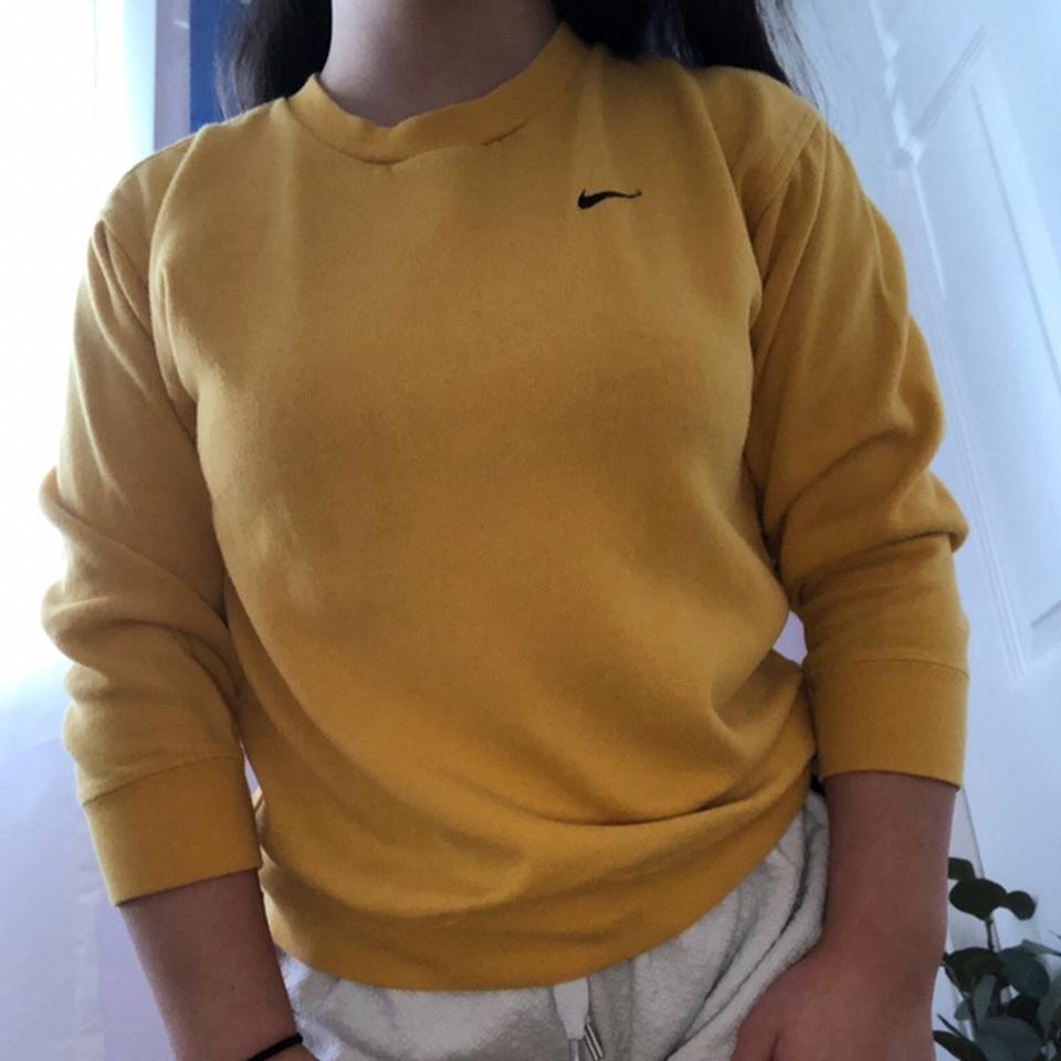 nike mustard yellow hoodie