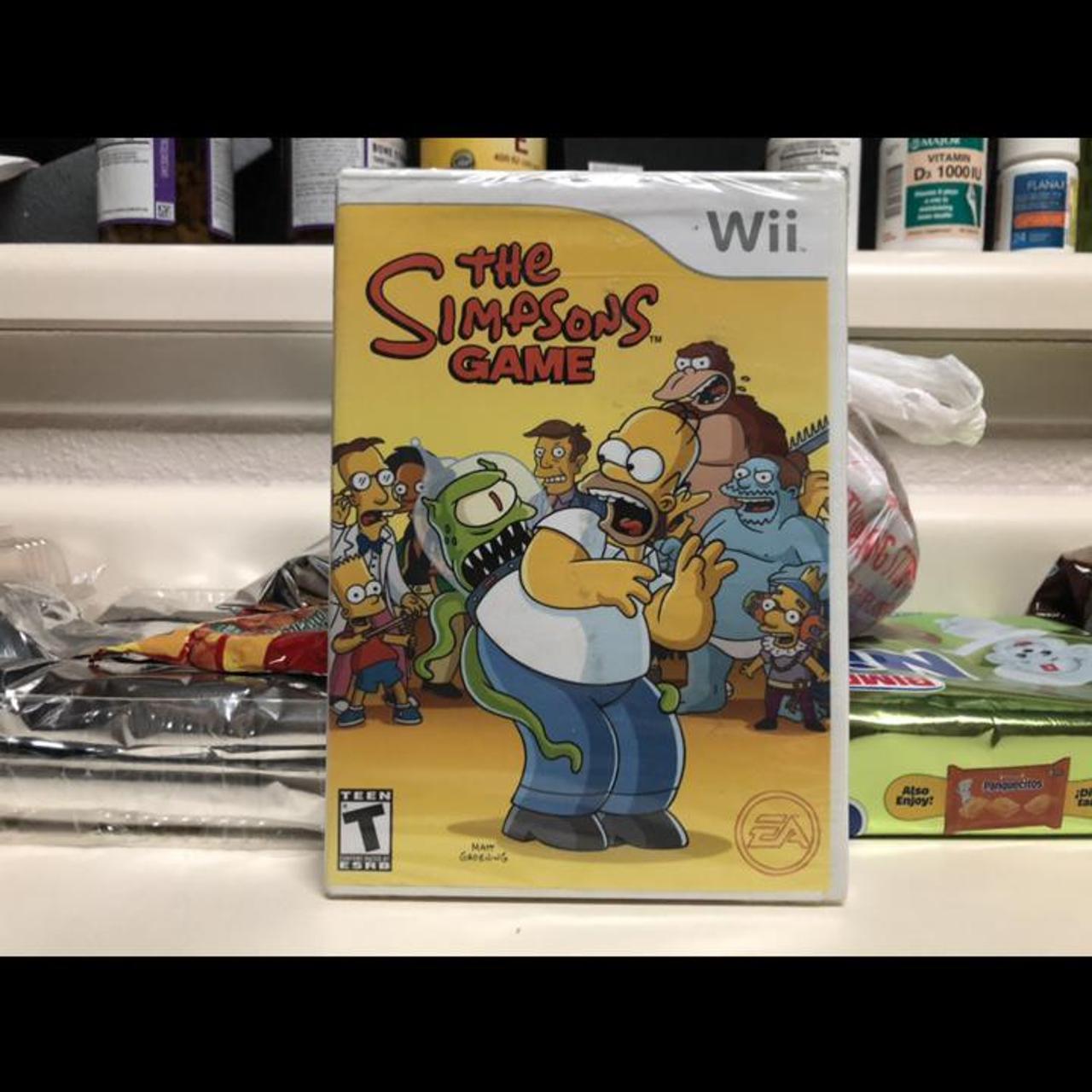 Nintendo Wii The Simpsons Game BRAND NEW FACTORY... - Depop