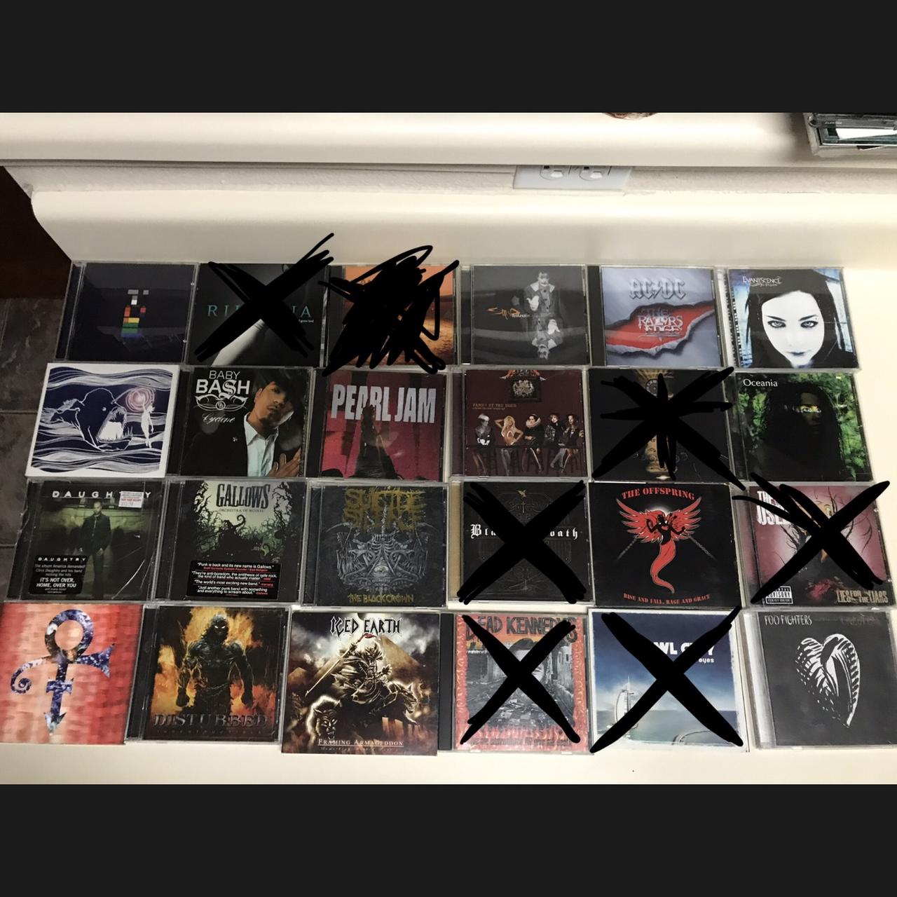 Cds Aliceinchains Suicidesilence Bmth Maroon5 Depop