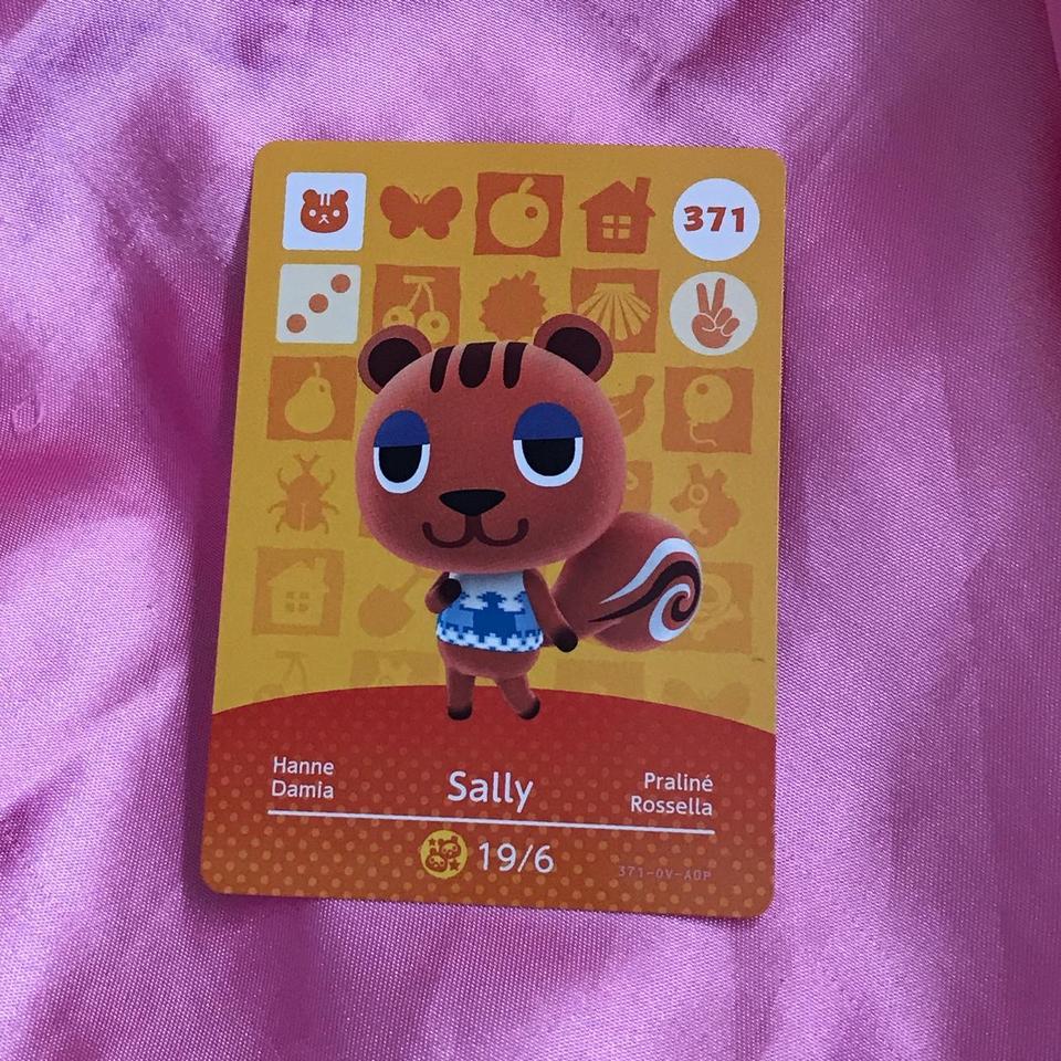 ﾟ✧*:・ﾟ✧ Animal Crossing Amiibo Card 371 Sally.... - Depop