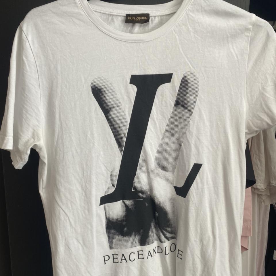 AUTHENTICATE THIS LV PEACE & LOVE T-SHIRT