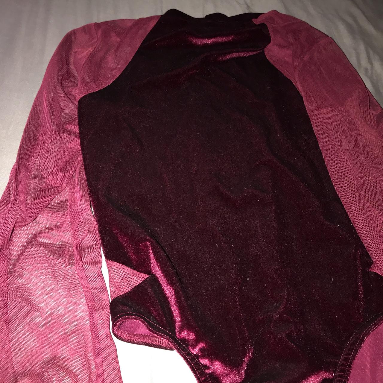 Misguided Crushed Velvet Bodysuit This Is A Depop 6602