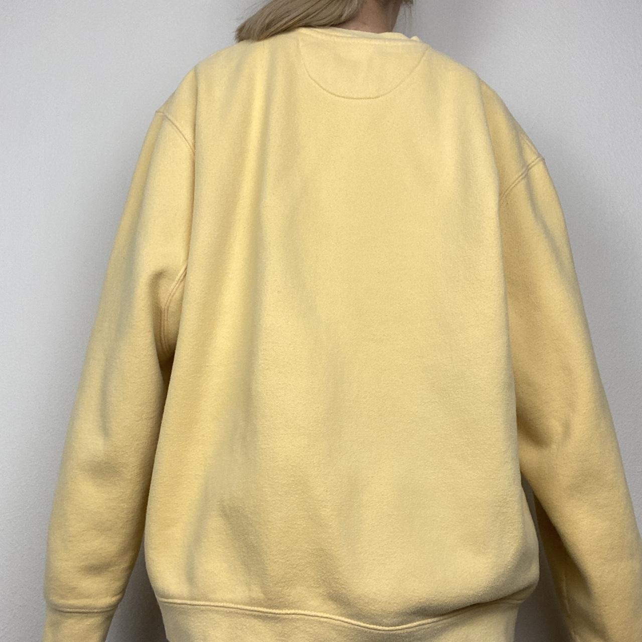 CROFT + BARROW pastel yellow sweatshirt in sz L! Depop